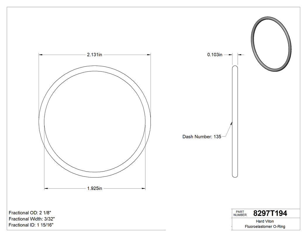 Technical drawing - 8297T194